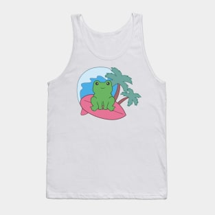 Frog at the beach Tank Top